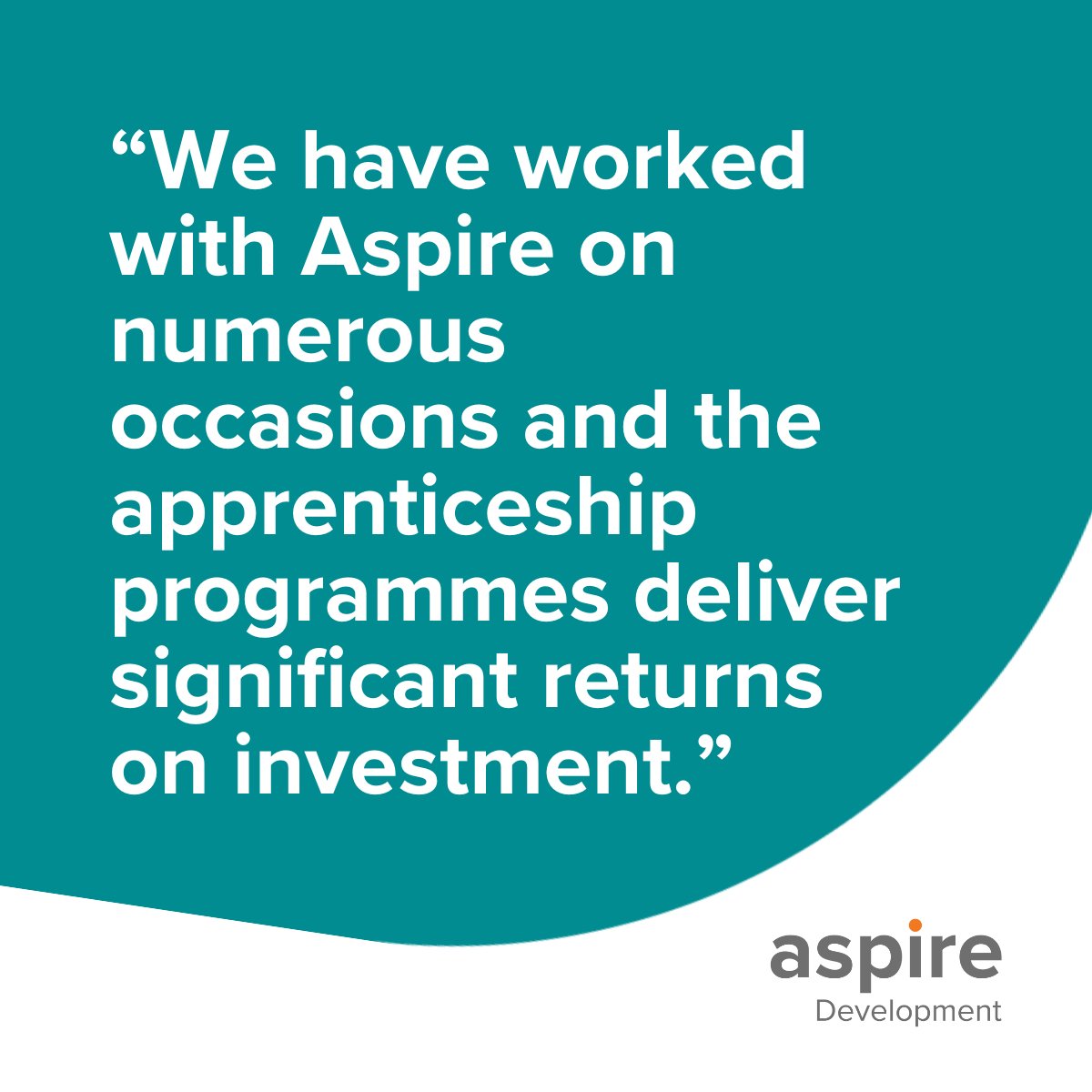 Our apprenticeship programmes provide significant positive results for organisations. ⭐

The Head of Training and Development at Wincanton shares this fantastic testimonial about our apprenticeships below.

Contact Us today!
aspiredevelopment.co.uk/contact-us/