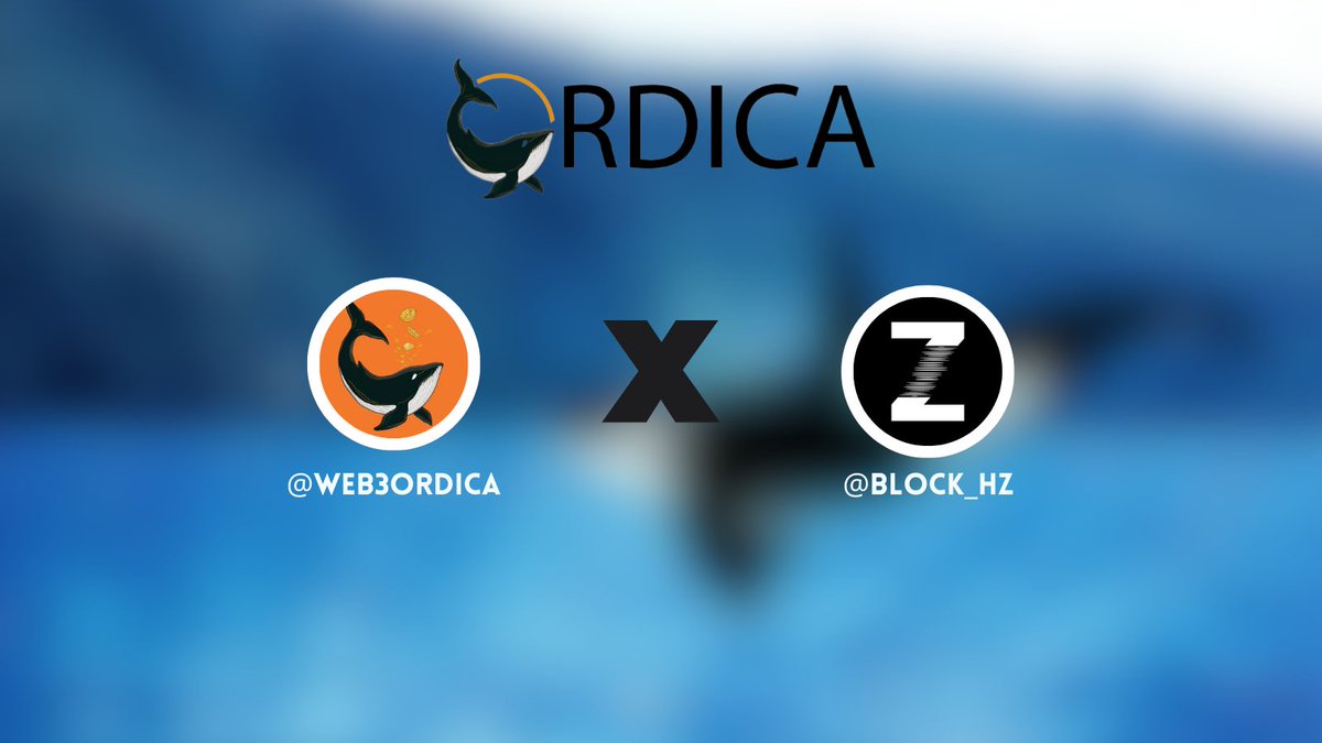 Ordica (@web3ordica) on Twitter photo Ordica X <a href="/Block_hz/">BlocKhZ Frequency</a>
50 SPOTS Giveaway! 50 for 50 Lucky Winners!
Mint Date: TBD
Mint supply: 2000
Mint Price: FREE MINT
<a href="/Block_hz/">BlocKhZ Frequency</a> & <a href="/web3ordica/">Ordica</a> & <a href="/KontonNFT/">Oğuz</a>
RT+Like Tweet this tweet: x.com/Block_hz/statu…
Join: discord.gg/ordica
Join: discord.gg/Sb8JuqGuDV Ordica X <a href="/Block_hz/">BlocKhZ Frequency</a>
50 SPOTS Giveaway! 50 for 50 Lucky Winners!
Mint Date: TBD
Mint supply: 2000
Mint Price: FREE MINT
<a href="/Block_hz/">BlocKhZ Frequency</a> & <a href="/web3ordica/">Ordica</a> & <a href="/KontonNFT/">Oğuz</a>
RT+Like Tweet this tweet: x.com/Block_hz/statu…
Join: discord.gg/ordica
Join: discord.gg/Sb8JuqGuDV