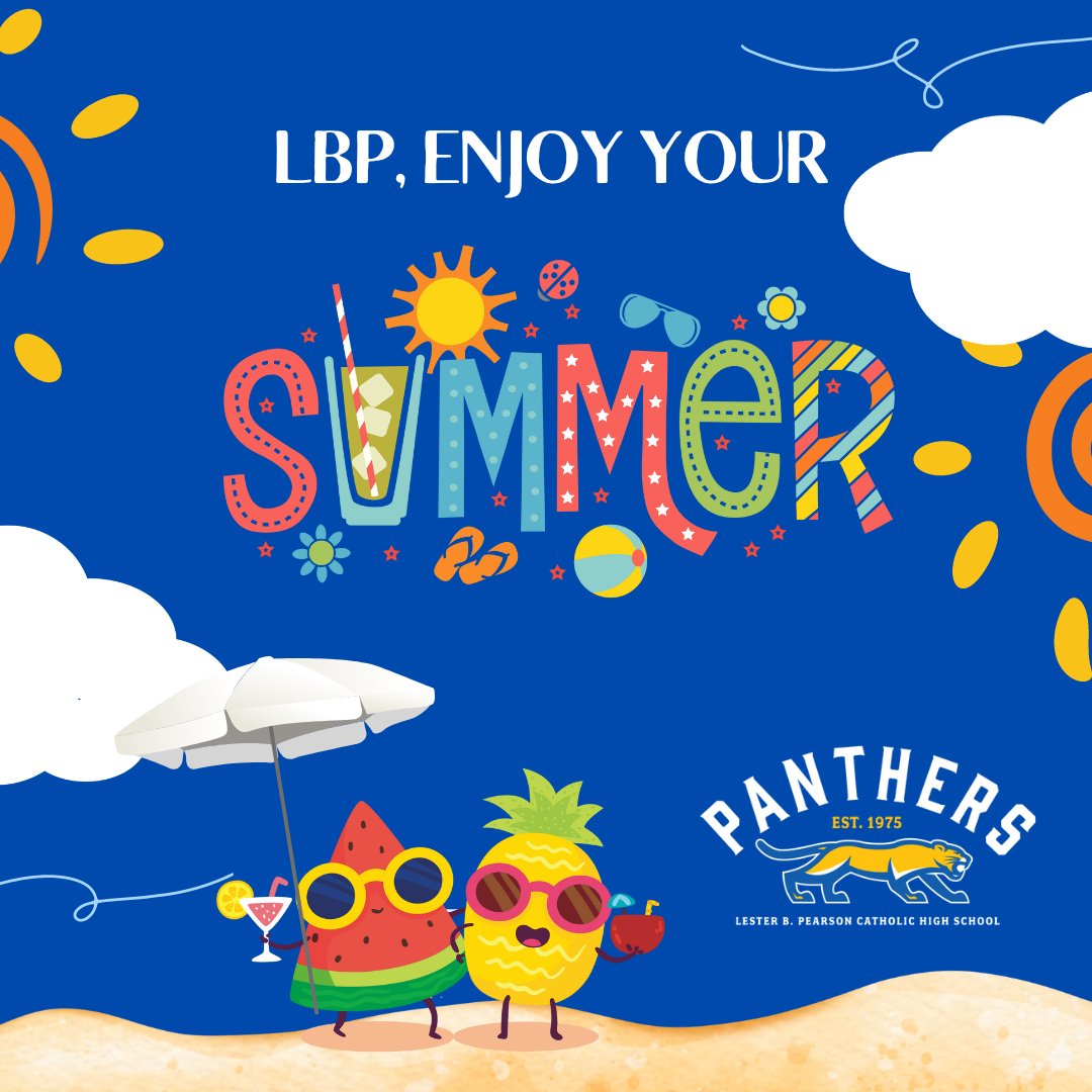 🌞 Sending warm wishes to all our students and their families for a fantastic summer! 📷 Remember to stay safe, take time to rest, and we'll see everyone back at LBP on Tuesday, September 3, 2024. Enjoy your summer! 📷#SummerWishes #ocsb #WeAreLBP