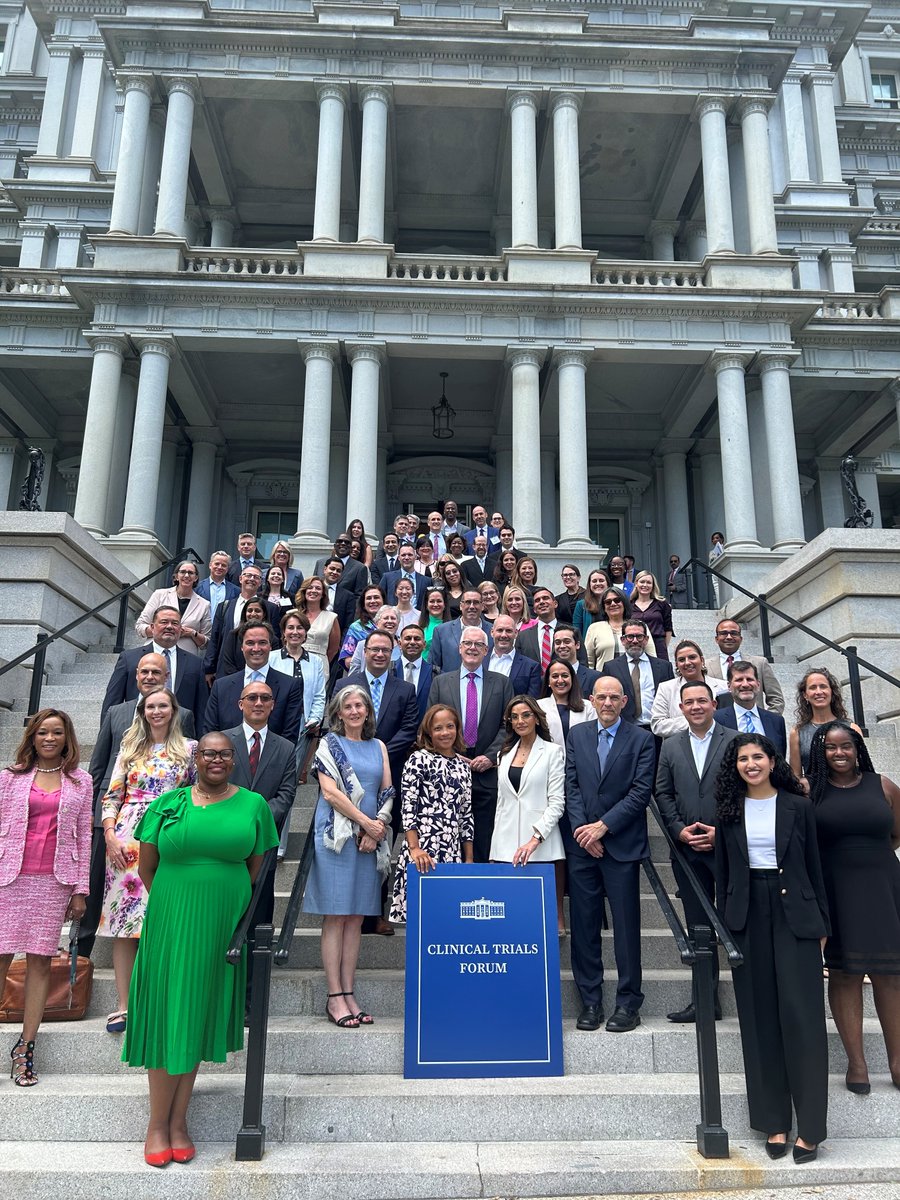 At yesterday’s White House #ClinicalTrialsForum, I heard a vision of building bridges to connect innovation with all communities across the country. Thank you to everyone working towards a stronger and more diverse clinical trial system with people at the center.