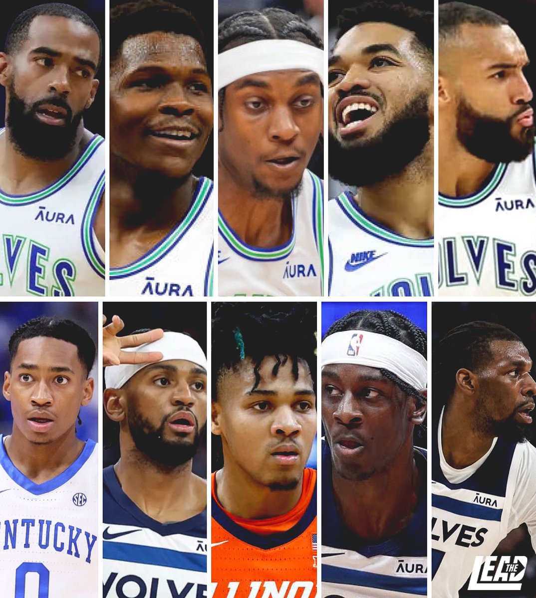 Potential Timberwolves rotation for next season:

Mike Conley
Anthony Edwards
Jaden McDaniels
Karl-Anthony Towns
Rudy Gobert

Rob Dillingham
Nickeil Alexander-Walker
Terrence Shannon Jr
Leonard Miller
Naz Reid

Top __ roster in the NBA?