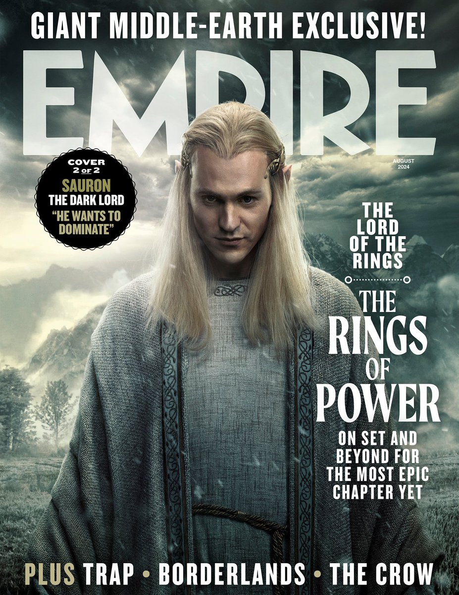 LOTRBrasil's tweet image. TÁ LINDO! Novas capas da Empire para a 2ª temporada de #TheRingsOfPower