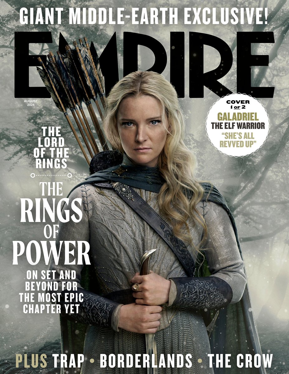 LOTRBrasil's tweet image. TÁ LINDO! Novas capas da Empire para a 2ª temporada de #TheRingsOfPower