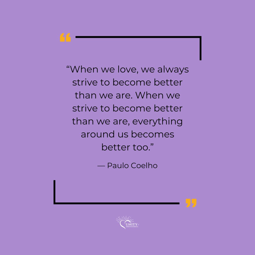 UnityWDC's tweet image. “When we love, we always strive to become better than we are. When we strive to become better than we are, everything around us becomes better too.”
― Paulo Coelho
#qotd