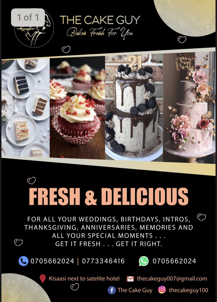 barbarians_fc's tweet photo. BARBARIANS FC introduces THECAKEGUY as our PLATINUM SPONSOR for @thengoleague Season 4
@TheCakeguy100 is a pastry shop that sells fresh, delicious and affordable cakes for all kinds of functions ranging from birthdays, graduations, anniversaries, weddings etc. https://t.co/rQH2r3KAlw