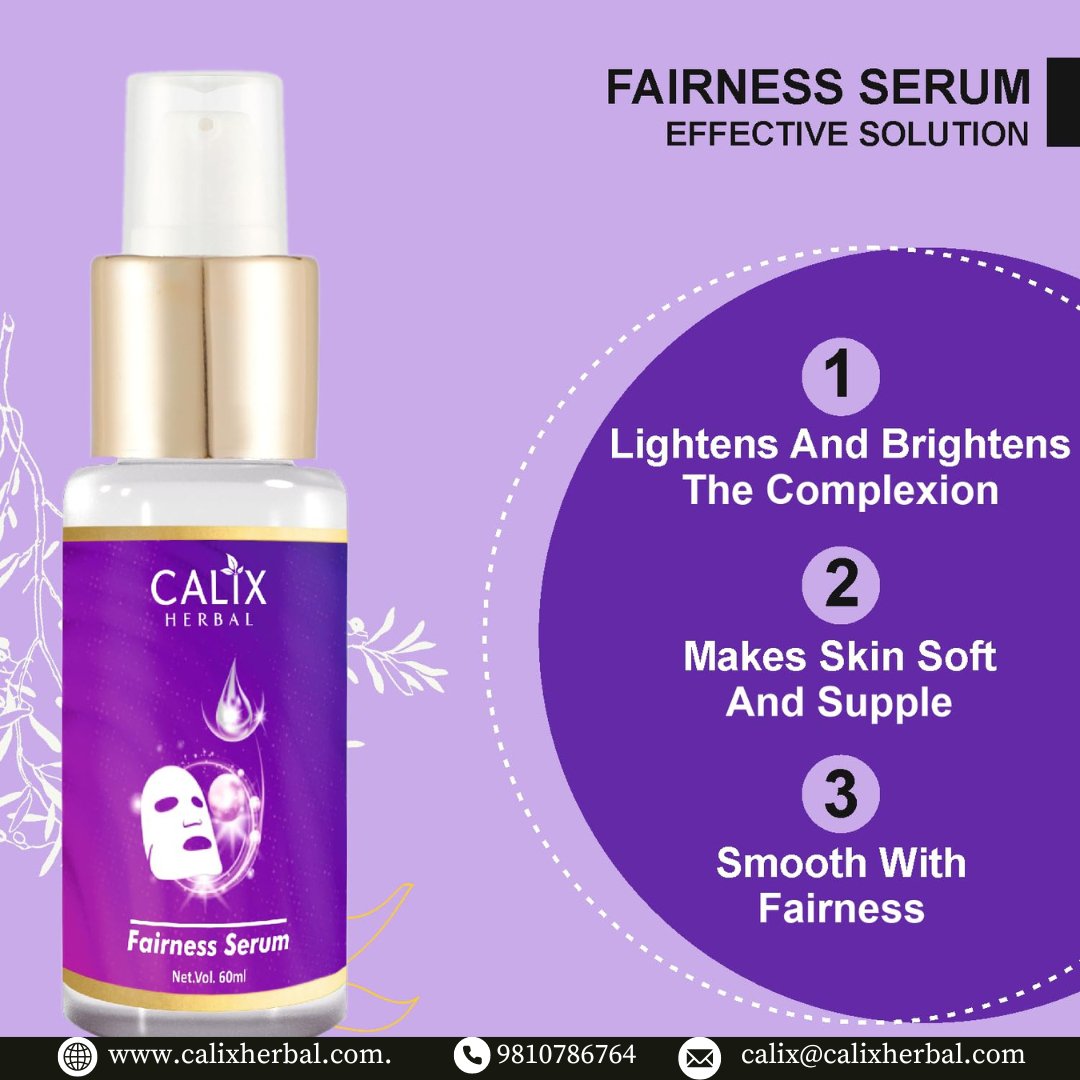 CalixHerbal's tweet photo. Calix Herbal Organic &amp; Ayurvedic Fairness Serum For Whitening &amp; Brightening Skin | Fairness Face Serum Helps Brightens Your Skin - Naturally Glowing Face Serum For Men &amp; Women All Skin Types
___________________
#fairnessserum #serum #face #men #women https://t.co/pw44T0ayD9