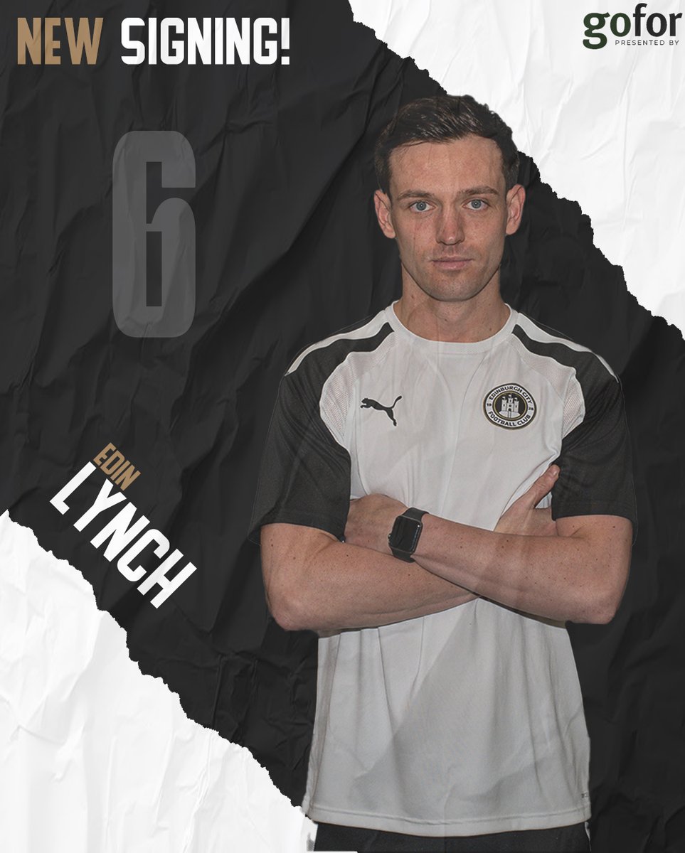 Signing #2

6. Edin Lynch

Having won the league with Stenhousemuir last season, Edin brings his experience and desire to the team and will be the clubs Vice Captain.

⚫⚪

*Signings subject to all relevant SFA approvals