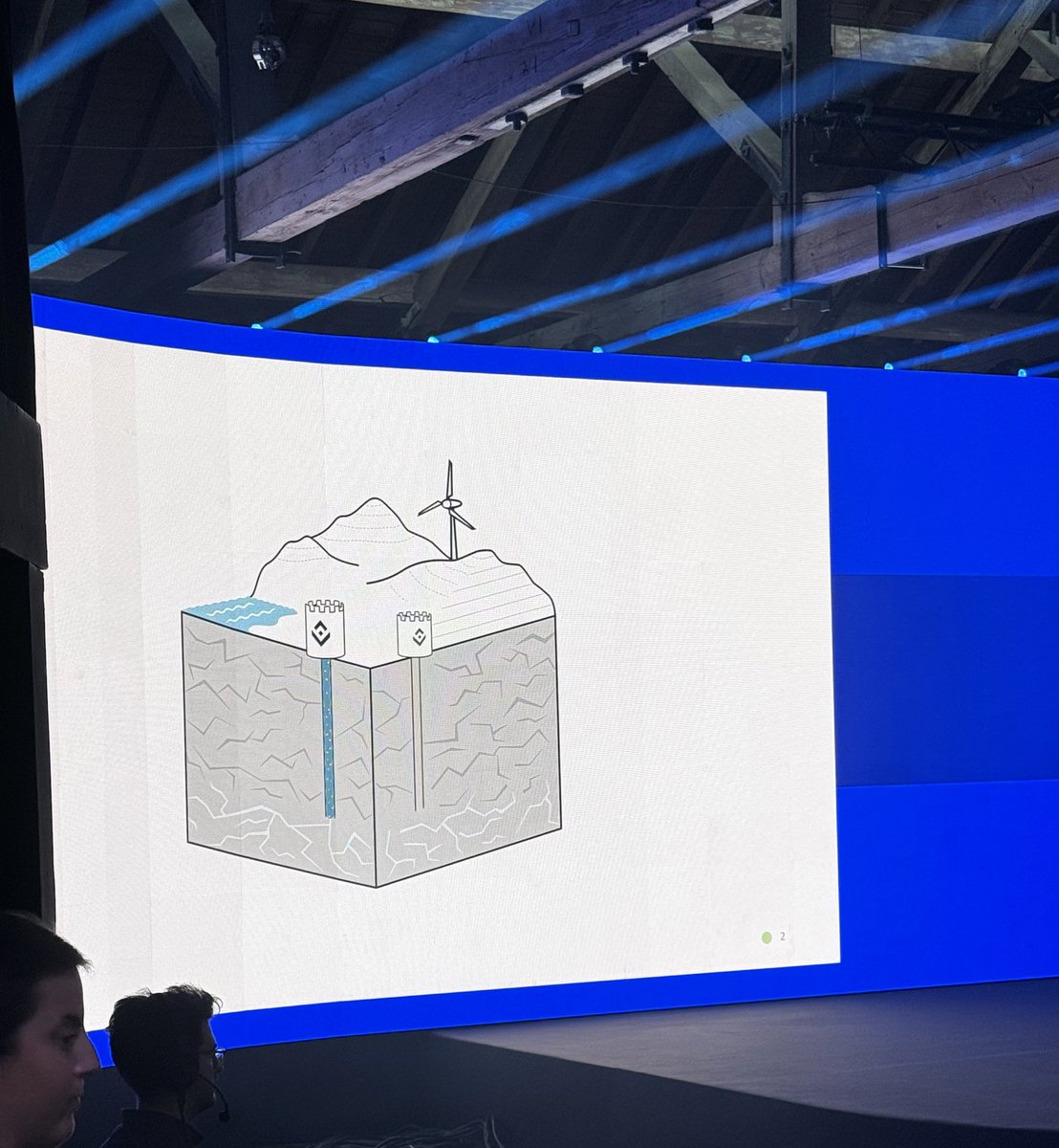 Oh baby mineralization is hitting the big time! 

<a href="/myedification/">Talal Hasan</a> talking peridotite kinetics and subcritical CO2 injection on stage!

Rocks will save us