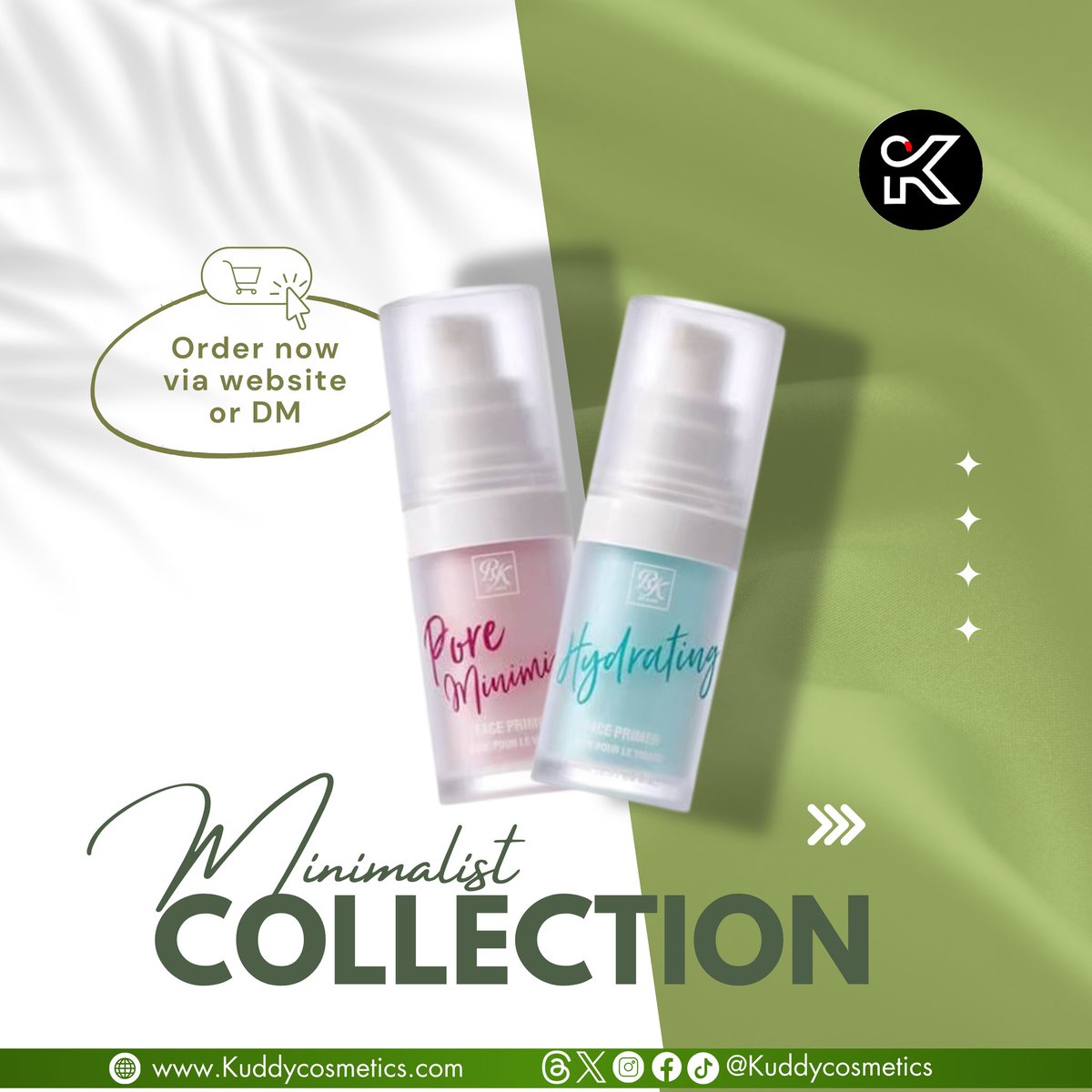 Kuddycosmetics's tweet photo. Ruby Kisses Primer serves as a base for your foundation to allow for a smoother, longer lasting experience. It hydrates, while smoothing any lines, wrinkles, or large pores.

To order, send a DM or visit any Kuddy Cosmetics retail outlets nationwide
#davidoandchioma #CHIVIDO24 https://t.co/SndGiIXraX