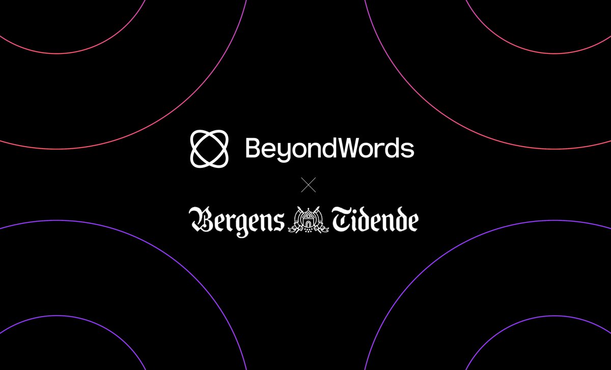 beyondwords_io's tweet photo. 🚀 Exciting news! We’ve partnered with @btno, Norway's largest regional media house.

We collaborated with their team to deliver a unique AI voice that captures Bergen's distinct dialect.

This partnership strengthens our AI audio collaboration with @SchibstedGroup https://t.co/FlkEy18mT7