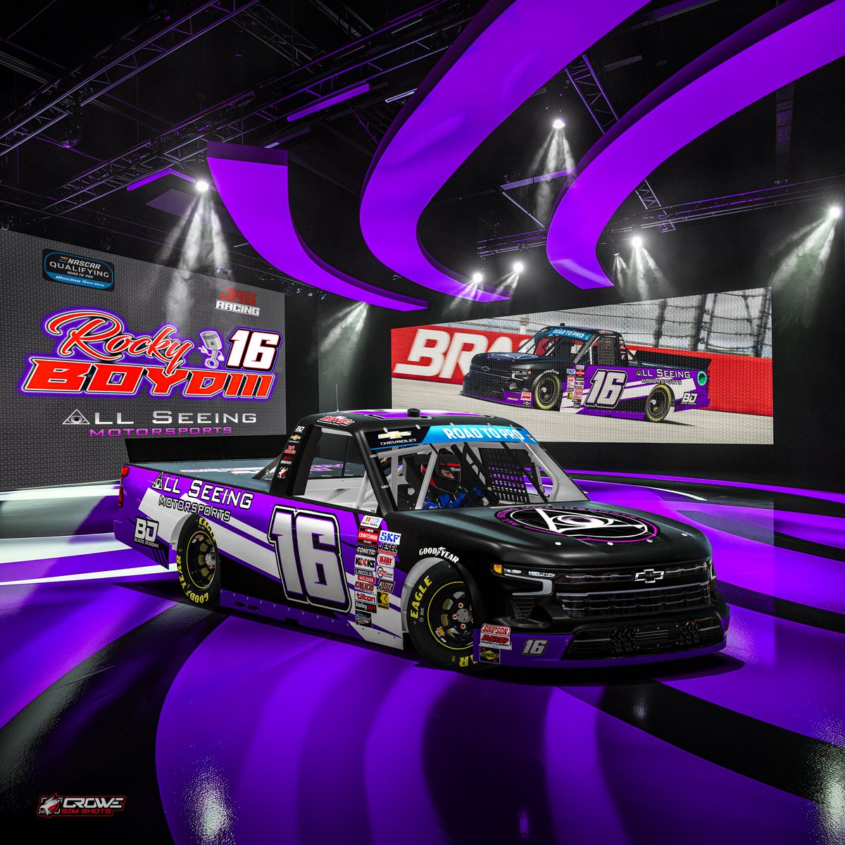 It’s <a href="/ENASCARGG/">NASCAR Gaming and Esports</a> RTP RACEDAY! Super excited for the opportunity to race in Round 2 tonight, car feels really good so hoping to make the most of it. Race will be live on <a href="/iRacing/">iRacing</a>’s social media platforms at 8pm EST. Thanks to All Seeing Motorsports and <a href="/CroweSimShots/">Crowe Sim Shots</a> for coming on!