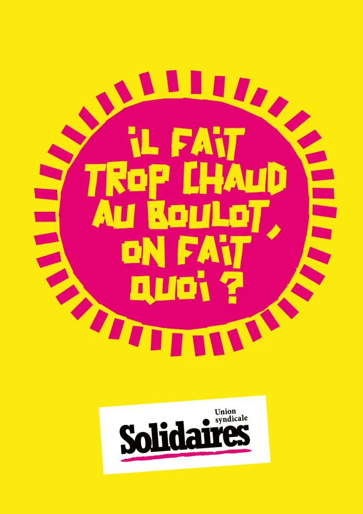 DuteilSimon's tweet photo. Contre la chaleur au travail on peut agir syndicalement !

La fiche connaître ses droits de @UnionSolidaires sur le sujet
👇
https://t.co/IWyptOA9aD https://t.co/67IzlknNJQ