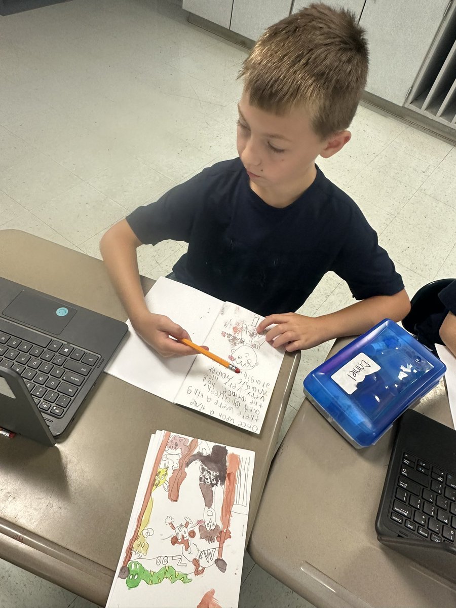 edgellcation's tweet photo. Using our resources and becoming authors today! I am so excited to read their books 📖 This group is ready for 3rd grade and to share their knowledge with their next teacher 💛 #summercamp24 #edgellcation #wearewriters https://t.co/uY2Y5DVOHn