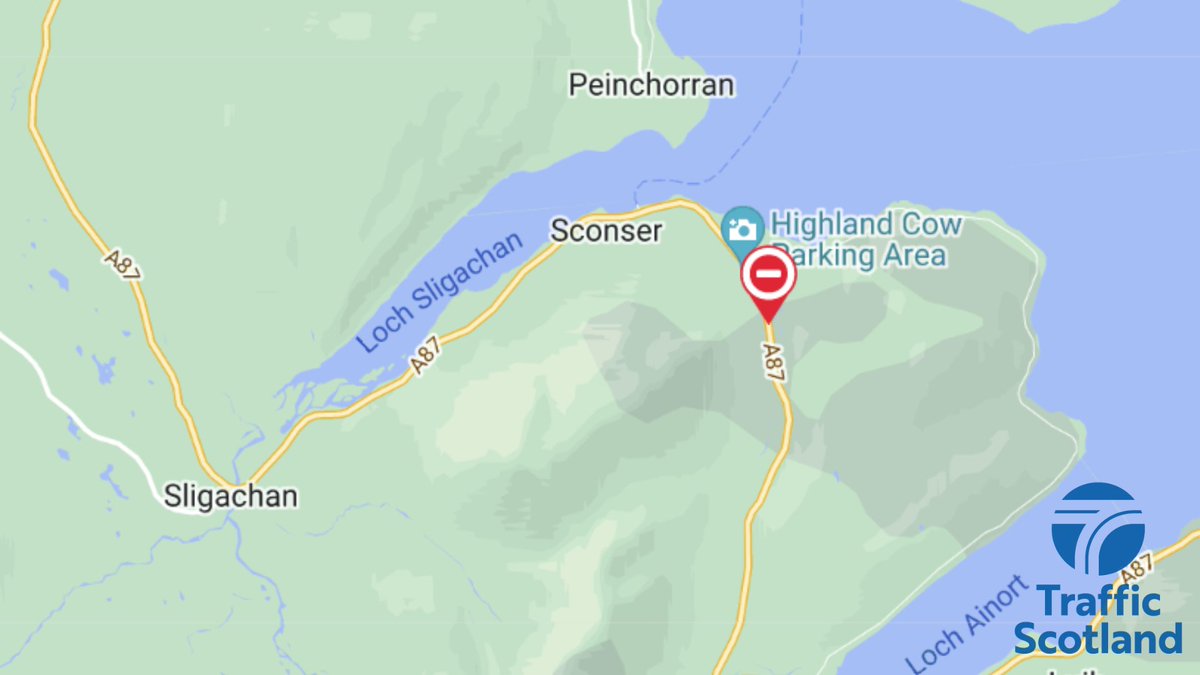 NEW❗️⌚️15:00

#A87 - Sconser 

🛑Road CLOSED due to a road collision

🚨Police and TRISS are aware 

📨Updates to follow 

<a href="/NWTrunkRoads/">BEAR NW Trunk Roads</a> <a href="/CalMac_Updates/">CalMac Service Info</a>