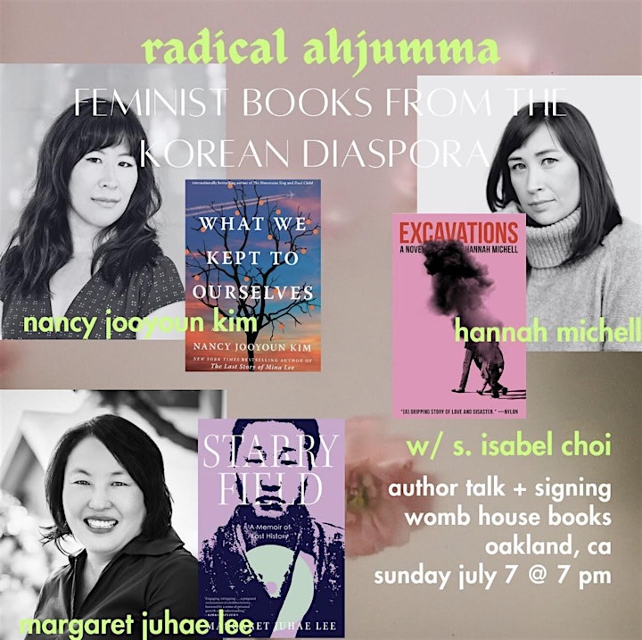 Save the date! Join <a href="/njooyounkim/">Nancy Jooyoun Kim</a>, <a href="/HannahMichell/">H Michell</a>, S. Isabel Choi and me for Radical Ahjumma: Feminist Books from the Korean Diaspora <a href="/wombhousebooks/">wombhousebooks</a> in Oakland. Register here: eventbrite.com/e/radical-ahju…

<a href="/melvillehouse/">Melville House</a>