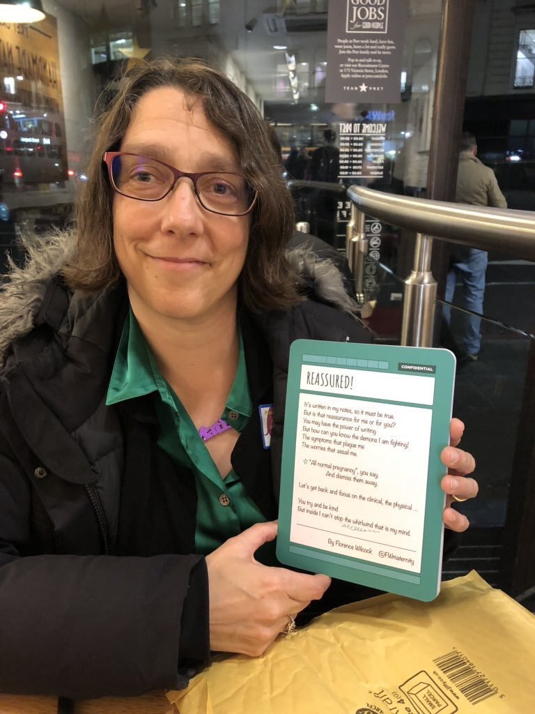 WhoseShoes's tweet image. Handy indeed! 😀 

I mentioned some of the creative ways that people use #WhoseShoes

You got a double mention, #FabObs Flo @FWmaternity

I told my group how you put a copy of the board game on a trolley and took it round the ward!
Lyse told them about ‘Reassured’ #MPFTWhoseShoes