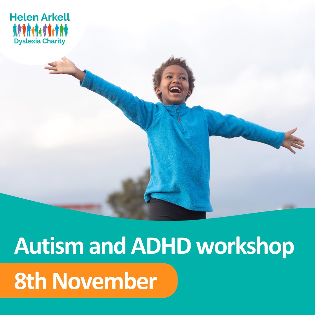 ArkellDyslexia's tweet image. 🌟 Join us on the 8 November for an insightful presentation from Fintan O’Regan, on the overlap between Autism and ADHD. 🌟 Book your space and find out more now: helenarkell.org.uk/events/fin-ore…

#Autism #ADHD #LearningSupport #HelenArkell #EducationalWorkshop #Farnham