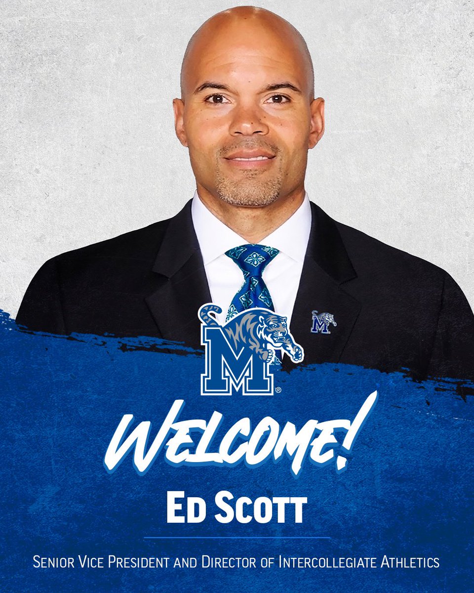 Join us tomorrow as we formally introduce <a href="/_EdScott/">Ed Scott, Ph.D.</a> as the new leader of Memphis Athletics! 

🗓️ Friday, June 28
🕑 12:00pm
📍 Laurie-Walton Family Basketball Center
‼️ Open to the public

Can’t make it? Tune in on ESPN+! 

#GoTigersGo | #MemphisAscend