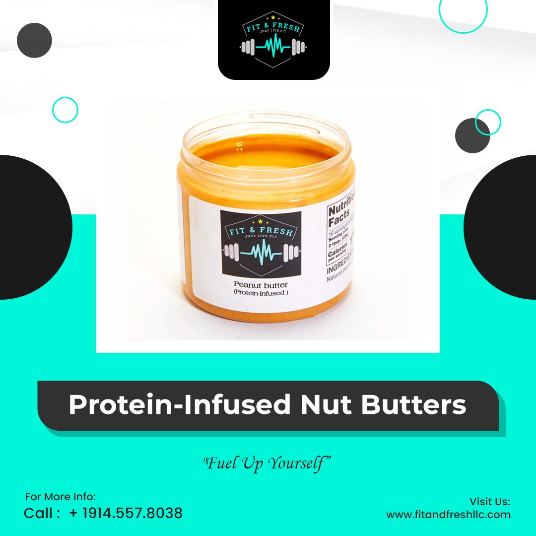FitandFreshllc's tweet image. Discover the delicious versatility of our Protein-Infused Nut Butters! Perfect for smoothies, toast, or just by the spoonful, these butters are a tasty way to boost your protein intake.

bit.ly/3KYCaSo 

#NutButters #ProteinBoost #FitAndFresh