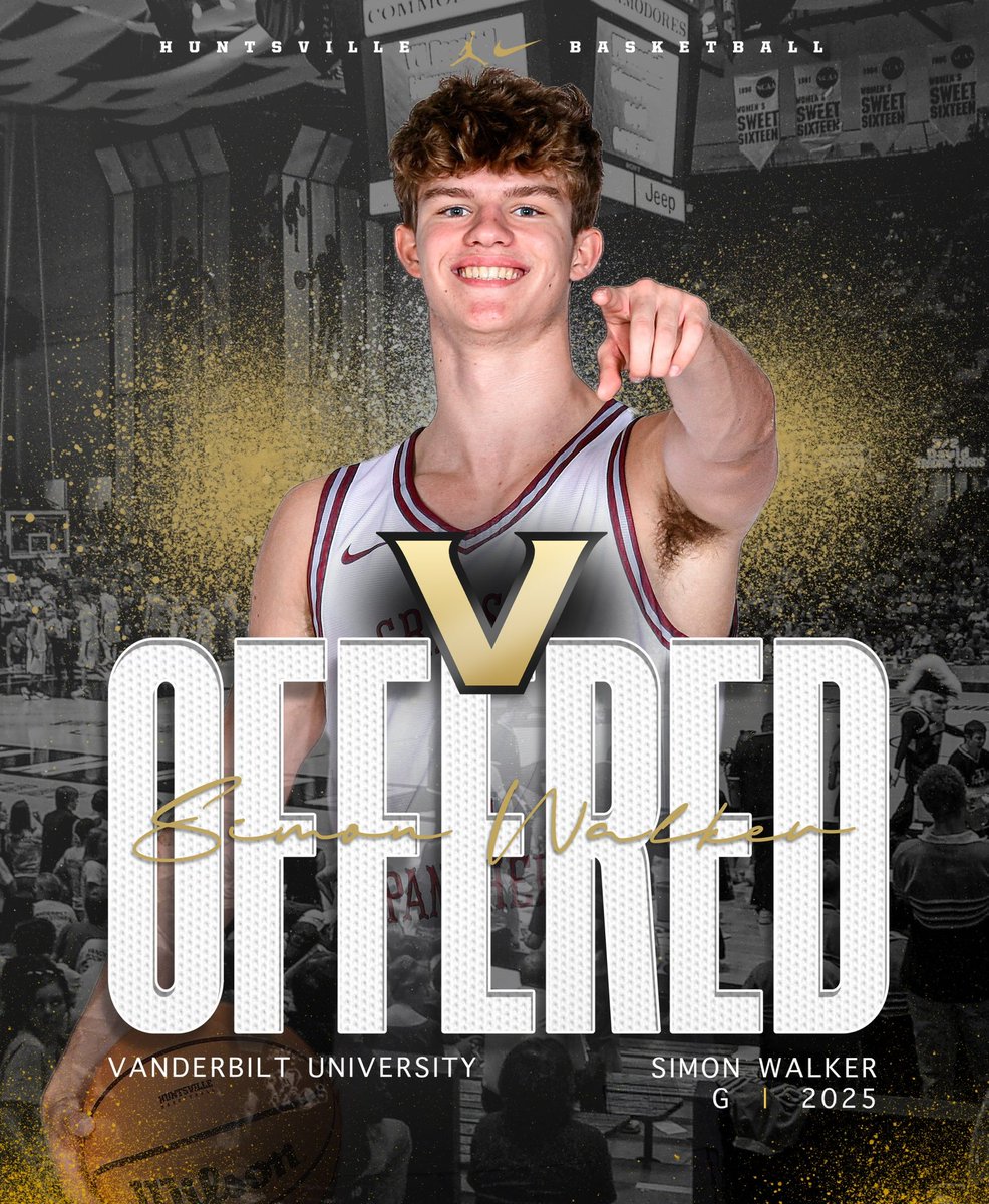 HuntsvilleMBB's tweet photo. 🗣️ CONGRATS to 6-5 Sr G @SimonWalker2025 on his ⭕️ffer to SEC @VandyMBB 

#RecruitPanthers | #AnchorDown? https://t.co/JjXiYDO15M