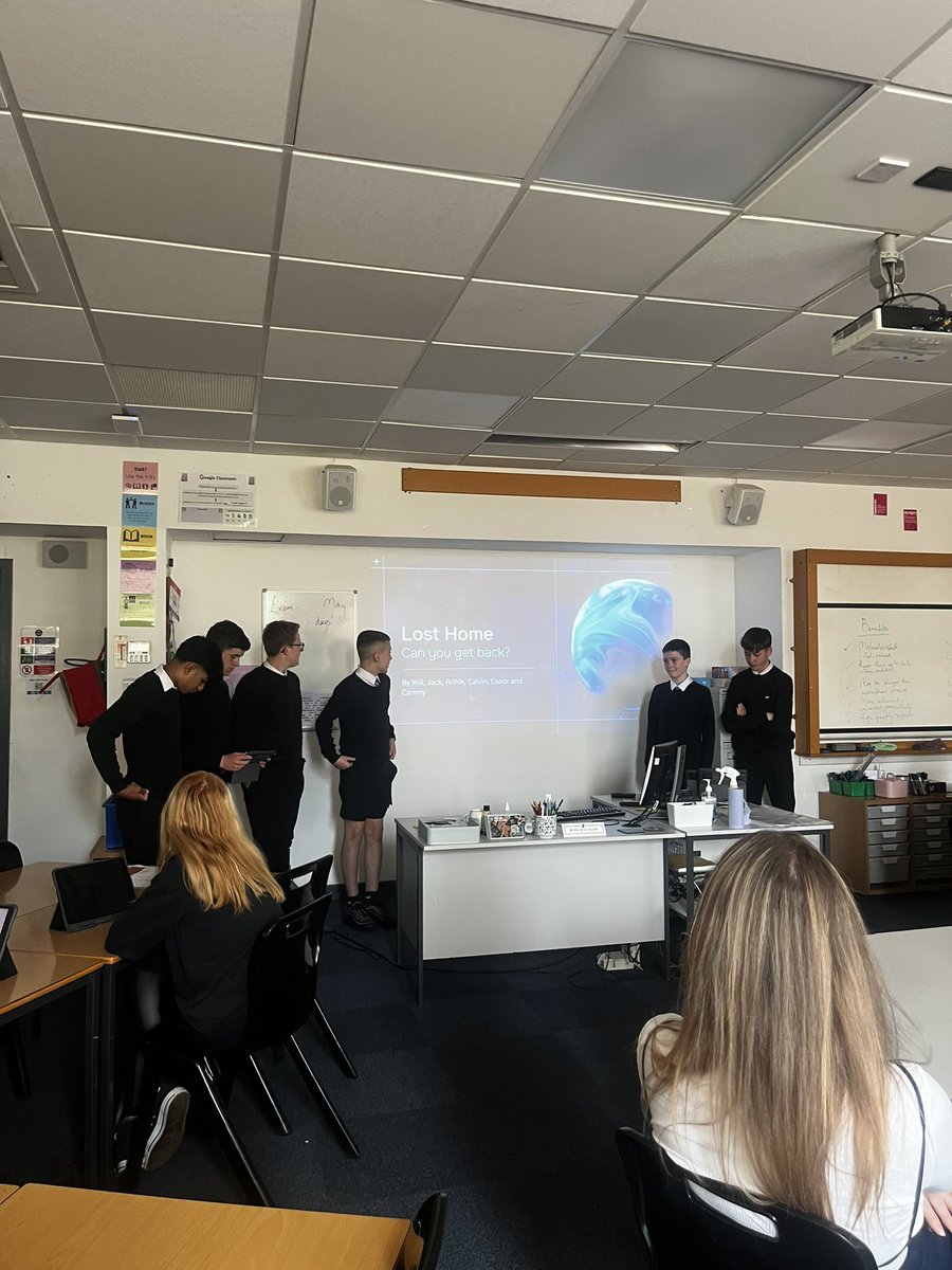 GilliganMiss's tweet photo. Great work from @S2LHSYT this week who have been presenting their Games Development and Viral Adverts based on a Junior Apprentice episode. 👾🕹️🎮

A great unit to end the year with a great class!! 🌟 https://t.co/YbbDy21noA