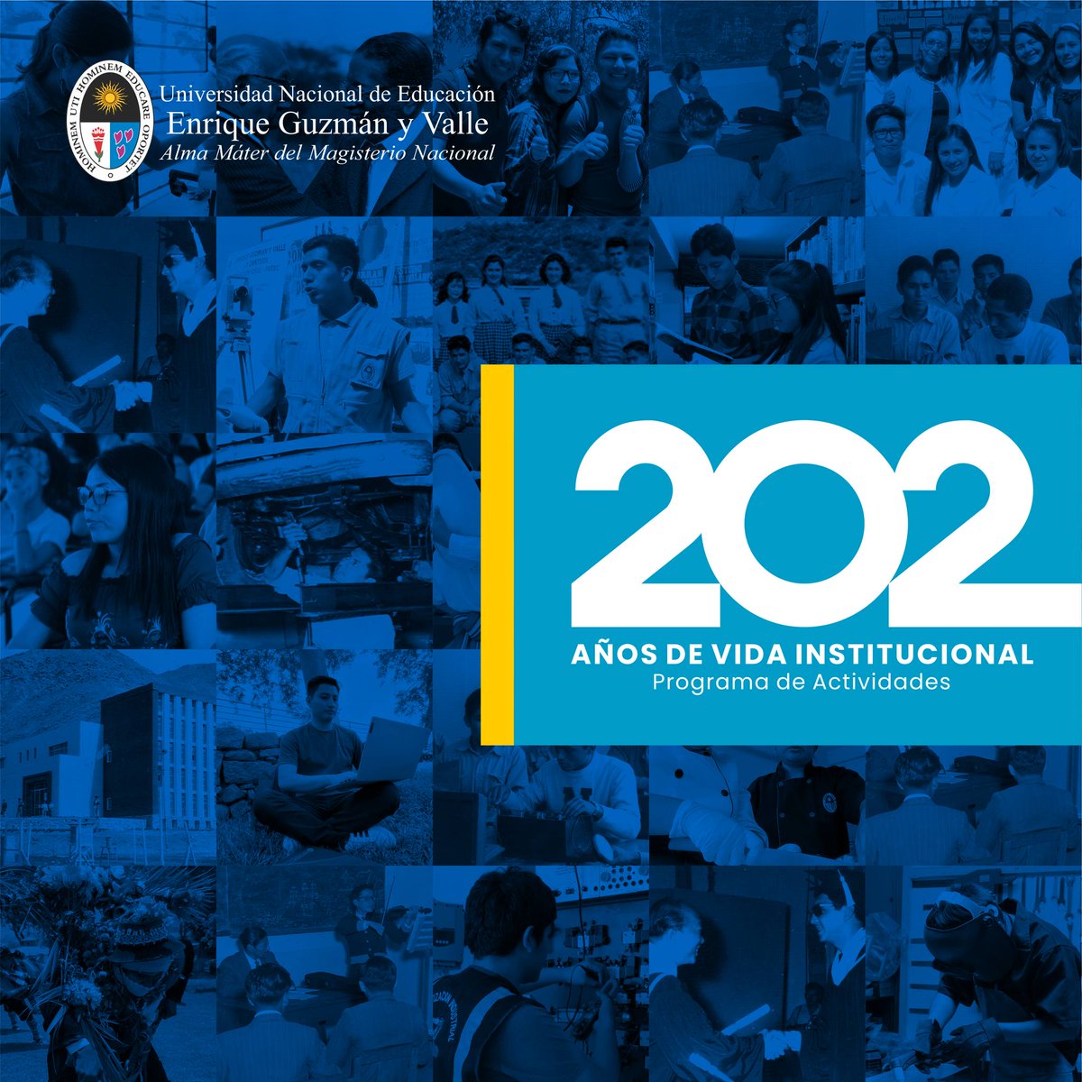 ¡📷📷 Celebremos juntos el 202 aniversario de nuestra querida Universidad Nacional de Educación Enrique Guzmán y Valle! 📷📷

📷 Desde el lunes 1 al sábado 6 de julio de 2024.

📷 Para más información y detalles del programa:
drive.google.com/.../19qDODoPvC…...