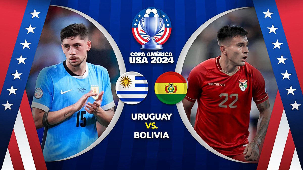 Uruguay vs Bolivia Live Streaming and TV Listings, Live Scores, Videos - June 28, 2024 - Copa America