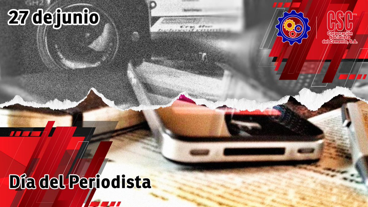 #EfeméridesCSC #27Jun🇻🇪 Hoy felicitamos a todos los periodistas venezolanos en su día, porque con velocidad y profesionalidad informan al pueblo sobre el acontecer nacional e internacional.

<a href="/NicolasMaduro/">Nicolás Maduro</a> 

#NicoCuadraConmigo
#El28PorChávez