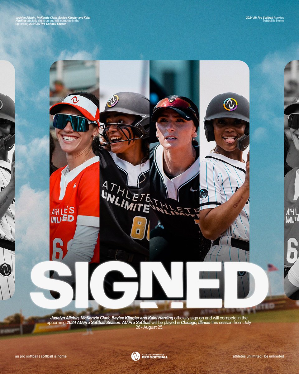 from AUX to #AUProSB Champ Season 👉

▫️ <a href="/jadelynallchin/">jadelyn allchin</a> 
▫️ <a href="/mac_clark_7/">McKenzie Clark</a> 
▫️ <a href="/bayleekling/">Baylee Klingler</a> 
▫️ <a href="/kaleiharding/">kalei</a> 

🔗 auprosports.com/read/mckenzie-…