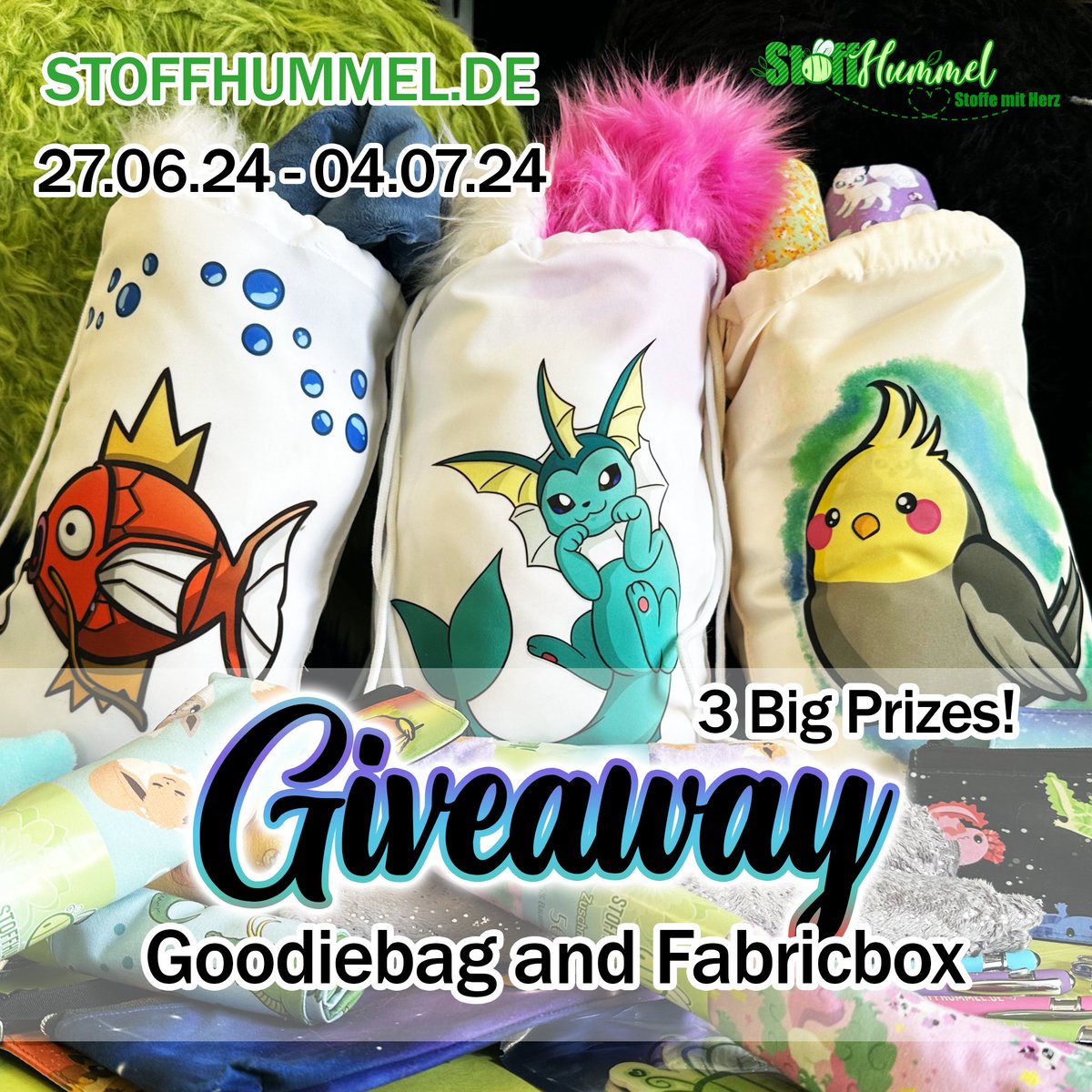 stoffhummel's tweet image. We will be more active here again, so lets have another Giveaway! 

You can win 3 amazing boxes! How? 🐝💚

💚 Be our Follower
💚 share this Post
💚comment under this Post
💚 like this Post

Two boxes are given away at our Instagram, one here. So don't miss your chance and enter…