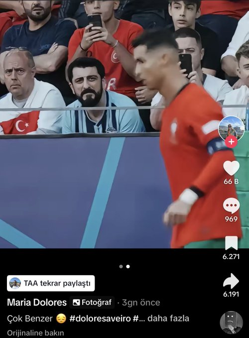 onedio's tweet photo. Cristiano Ronaldo’nun annesi resmi TikTok hesabından Mahsun Karaca’yı duygusal bir müzikle paylaşarak “Babasına çok benziyor” mesajını verdi.

📌 Mahsun Karaca, sosyal medya hesabından “Bu saatten sonra kimsenin çocuğuyla uğraşamam” yanıtı verdi. https://t.co/sbX6lzlVkh