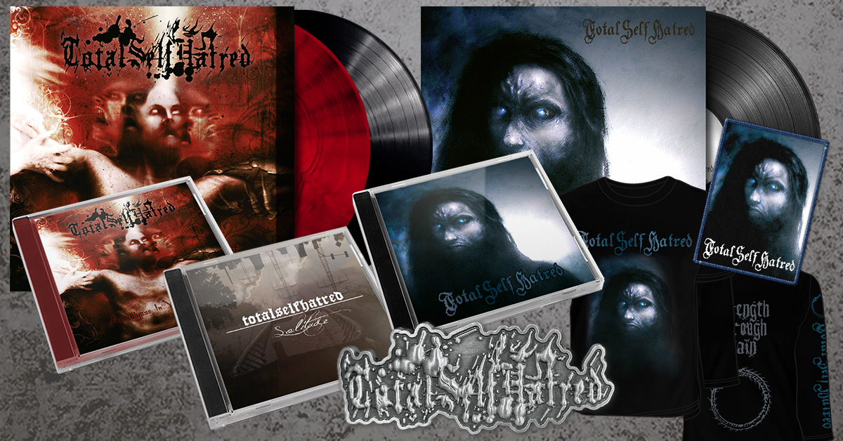 OsmoseProd's tweet photo. TOTALSELFHATRED items are available!
🛒 https://t.co/rJoCMMfAJB
"Totalselfhatred" LP/CD/TS/LS/patch
"Apocalypse in Your Heart" galaxy LP/ black LP/ CD
"Solitude" CD
logo metal pin
#totalselfhatred #depressiveblackmetal #suicidalblackmetal #finland #osmoseproductions https://t.co/bSrNs5l63P