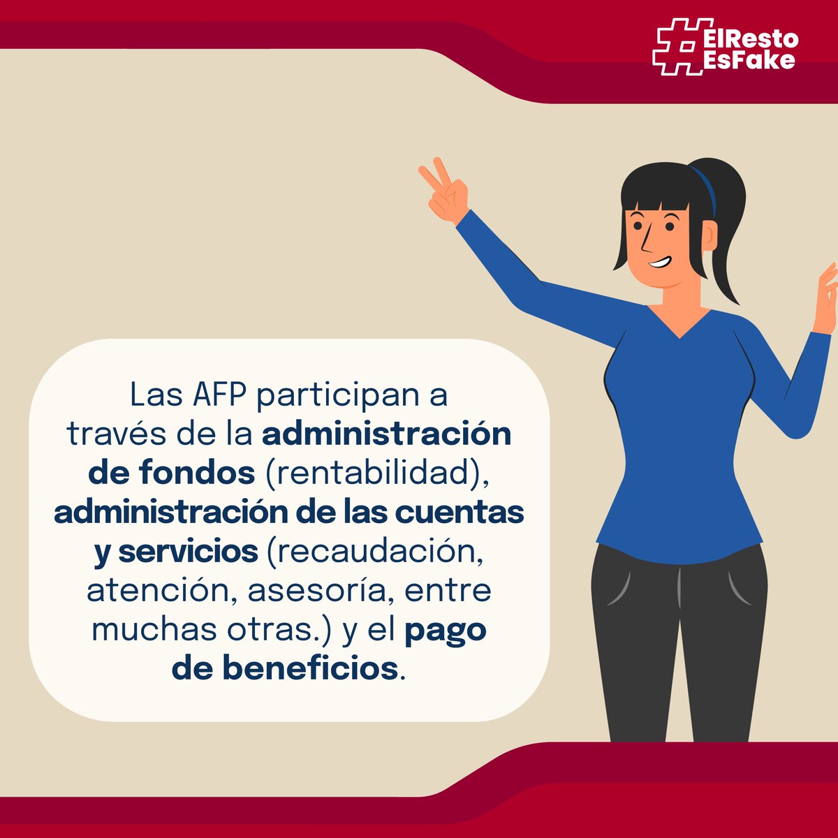 afphabitat's tweet photo. 🔴El actual sistema mixto de pensiones tiene 3 pilares: 1) Contributivo (ahorro individual obligatorio); Solidario (aporte estatal -financiado vía impuestos generales al 90% de la población más vulnerable- PGU); Voluntario (APV) #ElRestoEsFake https://t.co/agOloH3naT