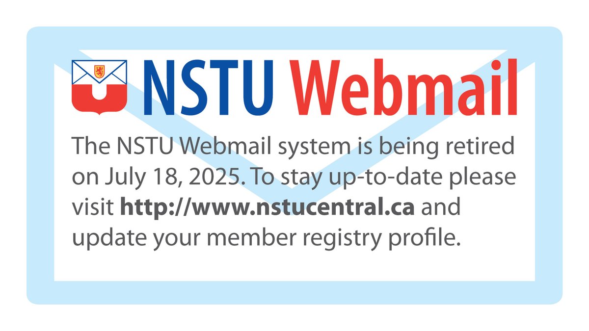 FYI to all NSTU members.