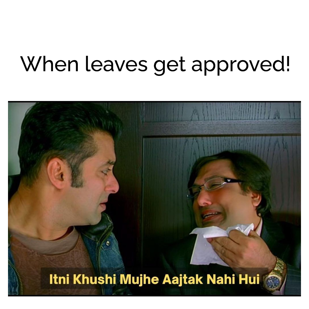 LifeAtHGS's tweet photo. Insert happy dance here! 💃🎉

#CorporateLife #FunOffice #OfficeMemes #Fun #LeaveApproval #Meme https://t.co/Zd53o9v8eo