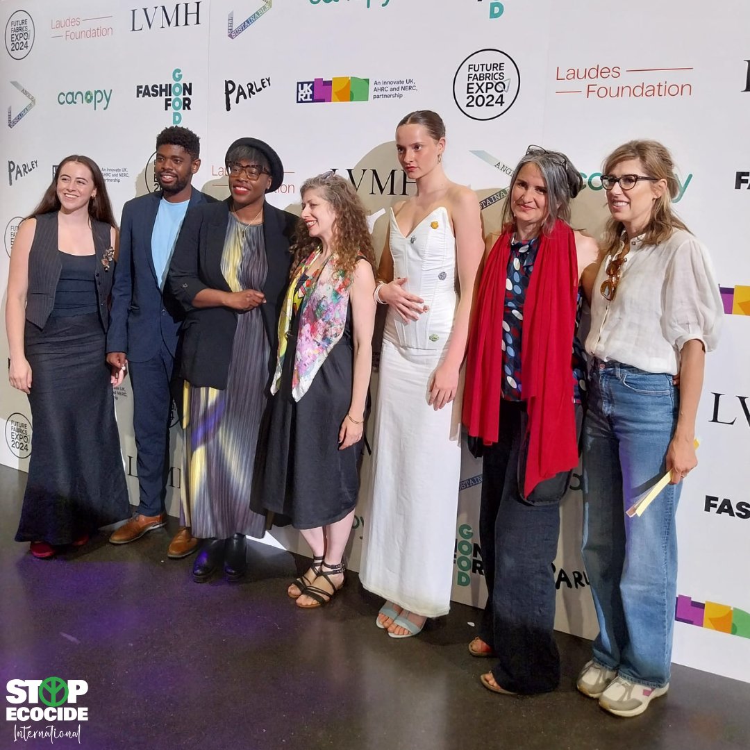 Stop Ecocide International (@ecocidelaw) on Twitter photo Amazing to see a great turnout for the panel w/ <a href="/Jojo_Mehta/">Jojo Mehta</a> at @Sustainable_Ang #FutureFabricsExpo this week + so much love for <a href="/HouseOfTammam/">Atelier Tammam</a> One Dress: PLANET!
More and more in the fashion industry are supporting #ecocidelaw - join them: stopecocide.earth/business
#StopEcocide Amazing to see a great turnout for the panel w/ <a href="/Jojo_Mehta/">Jojo Mehta</a> at @Sustainable_Ang #FutureFabricsExpo this week + so much love for <a href="/HouseOfTammam/">Atelier Tammam</a> One Dress: PLANET!
More and more in the fashion industry are supporting #ecocidelaw - join them: stopecocide.earth/business
#StopEcocide