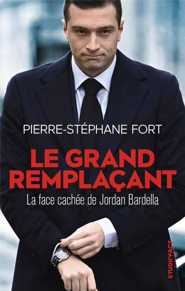 Cdanslair's tweet image. ⬛Pierre-Stéphane Fort (@PSFort), journaliste, réalisateur, auteur de &quot;Le grand remplaçant&quot;, sera l&apos;invité de @AxeldeTarle dans #cdanslair. 

Il reviendra sur la face cachée de Jordan #Bardella, sur son profil, son parcours, ses idées.

RDV à 17.25 sur France 5 ! 
#Politique