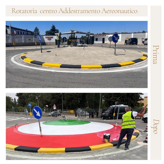 ColorflooringS's tweet image. Siamo orgogliosi di aver contribuito a far risplendere la rotatoria del 36° Stormo Caccia con il tricolore azzurro  ...
Soluzioni by Color Flooring
colorflooring.it
Richiedi un preventivo gratuito e senza impegno!
Contattaci o chiamaci al numero +39 0828 354702 📷
#resina