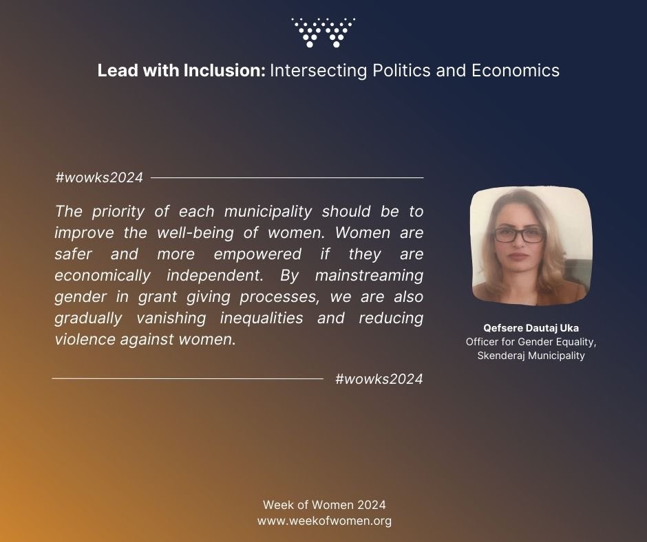 Revisiting moments from our Week of Women Policy Debates 2024.
Nothing inspires us more than our Week of Women speakers!

#NDIKosovo #USAIDKosovo #SwissEmbassyPristina #wowks2024 #LeadWithInclusion #IntersectingPoliticsandEconomics
#InvestInWomen #MoreActiveAllies