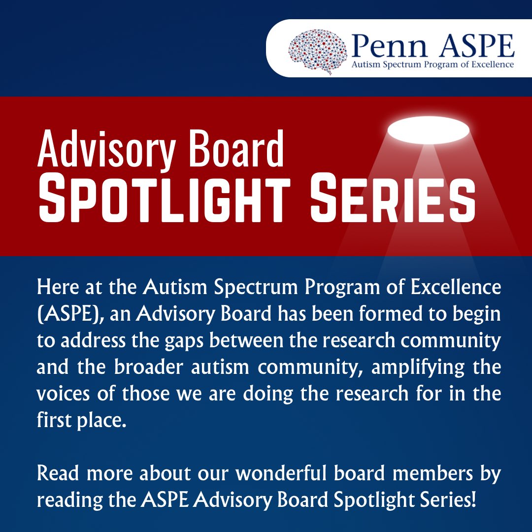 UPenn Autism Spectrum Program of Excellence (ASPE) tweet media