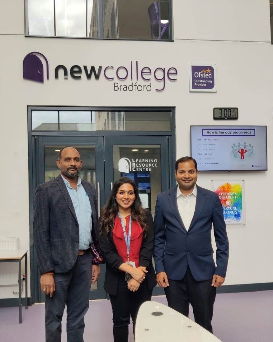 Many thanks to <a href="/NewColBradford/">New College Bradford</a> for inviting us to present our BSc Pharmaceutical and Cosmetic Science programme <a href="/BradfordCPES/">CPES Bradford</a>  and Clinical Sciences <a href="/ICT_Bradford/">Institute of Cancer Therapeutics & Ethical Tissue</a>. <a href="/UniBradOutreach/">University of Bradford Outreach</a> <a href="/UniofBradford/">University of Bradford</a> <a href="/vangala_venu/">Venu Vangala</a> <a href="/DrSree_pvalli/">Dr SPentlavalli</a> <a href="/DrSneha_S/">Sneha</a>