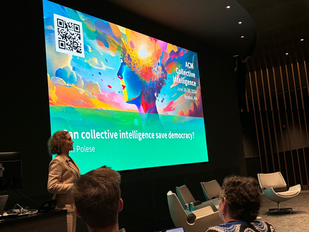 ci_acm's tweet image. Great talk about AI and democracy by Kim Polese #CI24 @CrowdSmartAI @TheOfficialACM