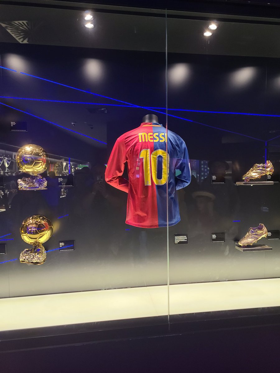StBridgit's tweet image. Pretty cool museum at Barca. The new stadium is going to be lit ⚽️🏆
