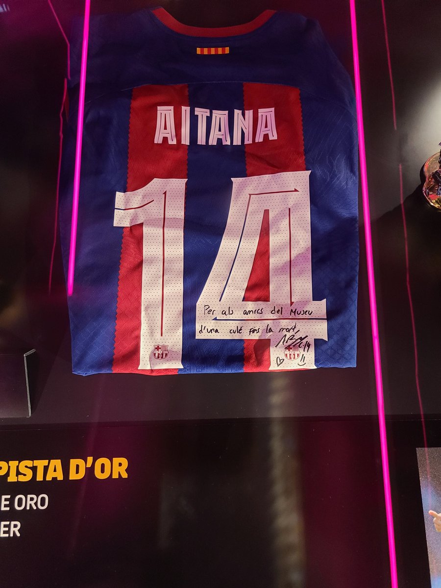 StBridgit's tweet image. Pretty cool museum at Barca. The new stadium is going to be lit ⚽️🏆