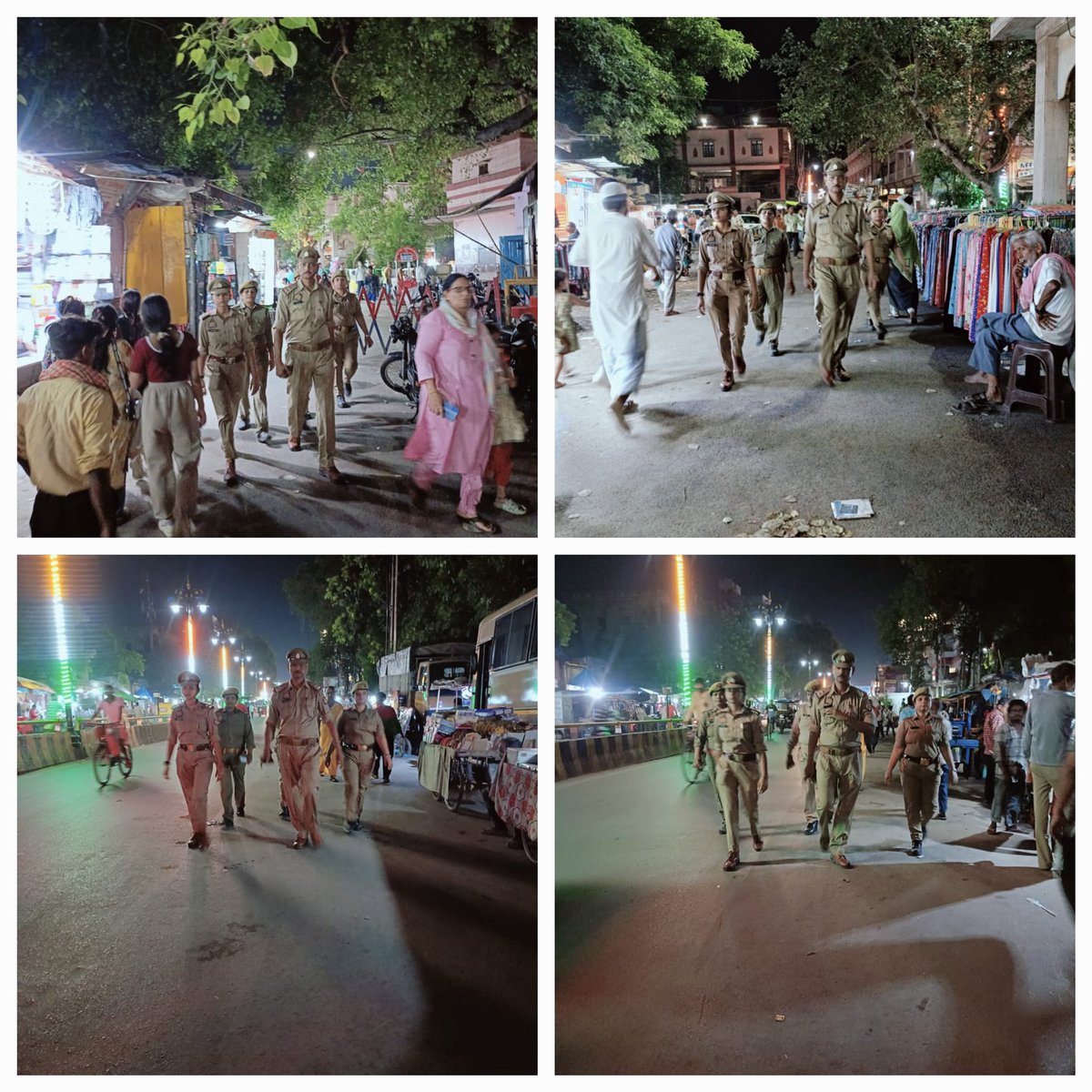 श्रीमान् पुलिस आयुक्त वाराणसी व #DCP_Kashi_Vns के निर्देशन में कानून/शान्ति/सुरक्षा व्यवस्था बनाये रखने हेतु काशी जोन के समस्त पुलिस बल के द्वारा #Foot_Patrolling एवं सघन चेकिंग की गयी #UPPolice #PoliceCommissionerateVaranasi