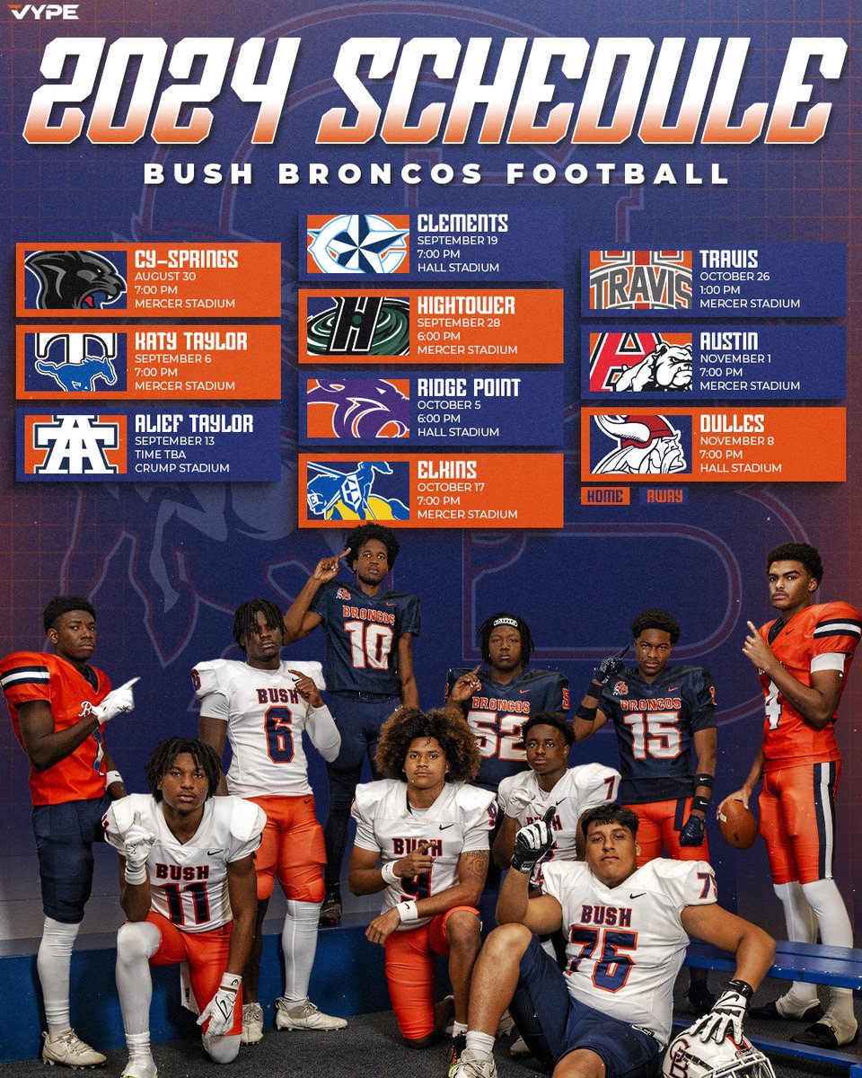 2024 GBHS Football Schedule