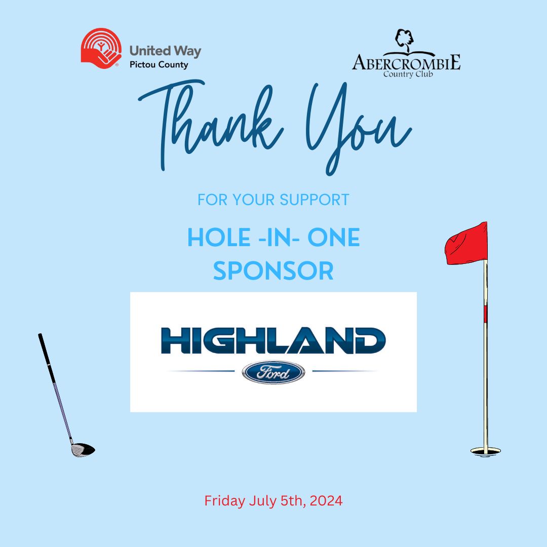 Thank you once again to Highland Ford for their Hole-In-One Sponsorship again this year...such a great team to work with!
Watch for their new Bronco which will be parked at Hole #8 
#GolfForeChange