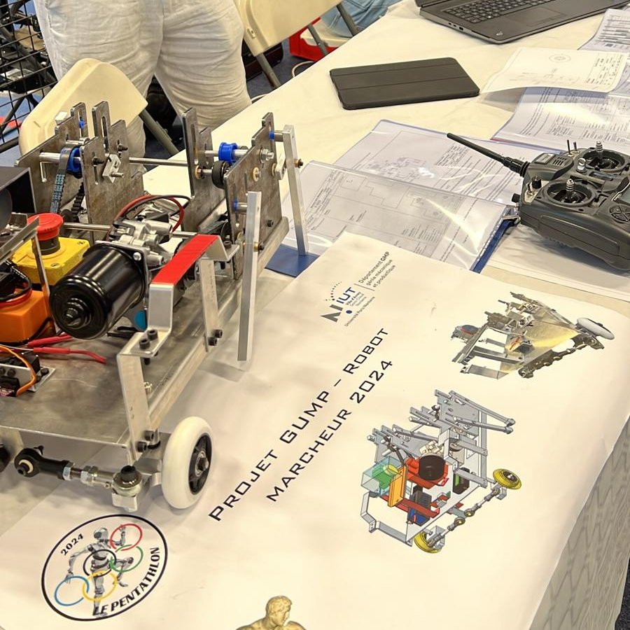 IUT de Ville d'Avray (@iutvda) on Twitter photo 🤖 Le département #GMP de VDA au Concours des Robots Marcheurs 2023/24 à <a href="/IUT_UCA/">IUT Clermont Auvergne</a>, Montluçon ! 🔧 Plus de 10 ans d'existence, ce concours réunit chaque année 150 à 200 personnes issues des départements GMP de toute la #France ! 🤖 Le département #GMP de VDA au Concours des Robots Marcheurs 2023/24 à <a href="/IUT_UCA/">IUT Clermont Auvergne</a>, Montluçon ! 🔧 Plus de 10 ans d'existence, ce concours réunit chaque année 150 à 200 personnes issues des départements GMP de toute la #France !