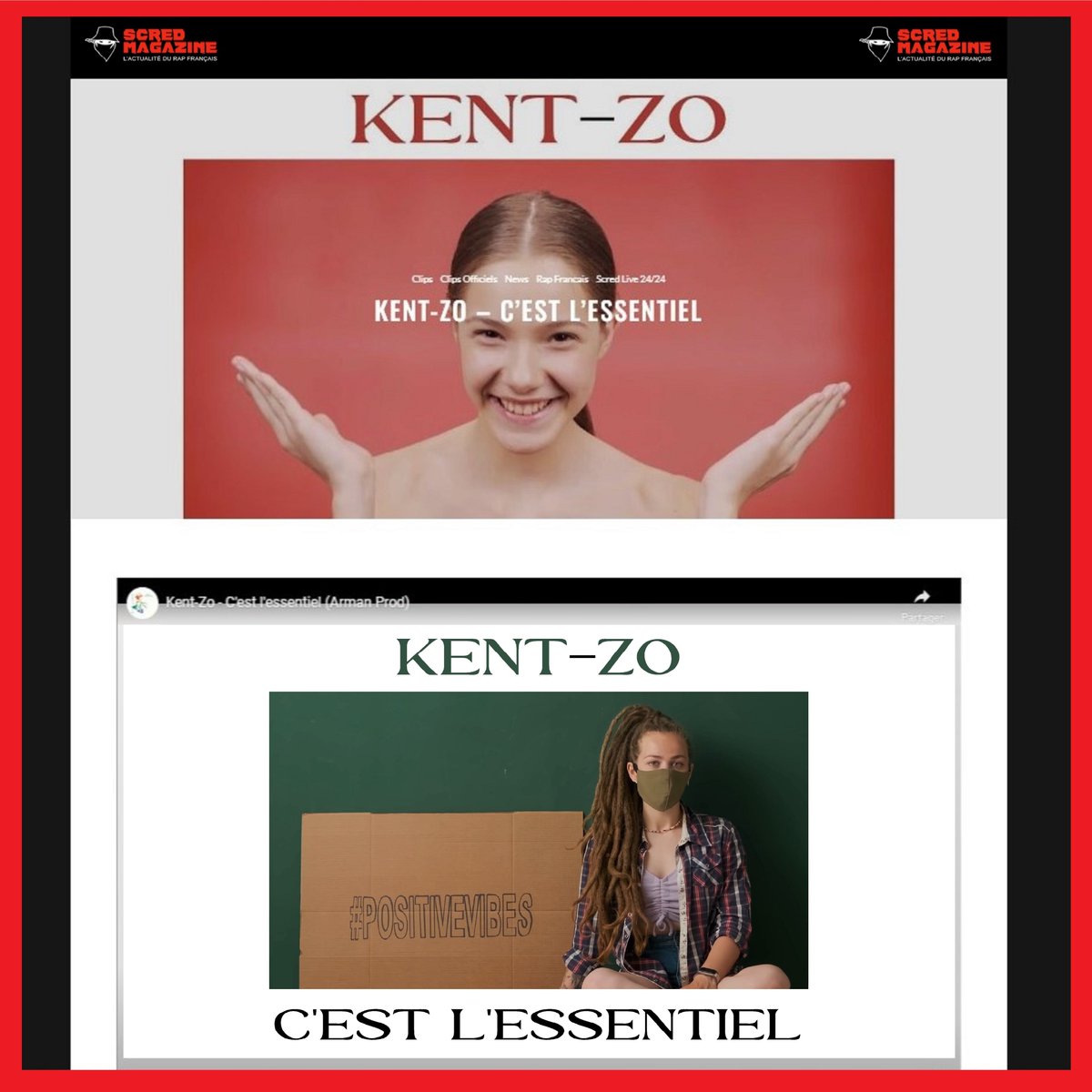 KENTZOOfficiel's tweet image. Le titre " C'est l'essentiel " est désormais sur le site Scred Magazine

scredmagazine.fr/2024/06/27/ken…

Peace !

youtu.be/MMJt0AeRV20

youtu.be/o3i-XKjLRdA

#Scredmagazine #Scredconnexion #Fabe #Imaginezlascene #Message #Life #Smile #Summer #Vibes #NoRacism #Liberté #Kentzo #Rap