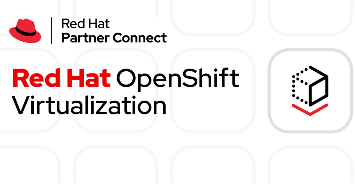 RedHatPartners's tweet photo. Adding Red Hat @OpenShift #Virtualization as part of your offerings is your opportunity to help customers migrate their #VMs while opening the door to future services supporting cloud-native application modernization: https://t.co/eiEV4bsUIx https://t.co/DuCfanA4nF